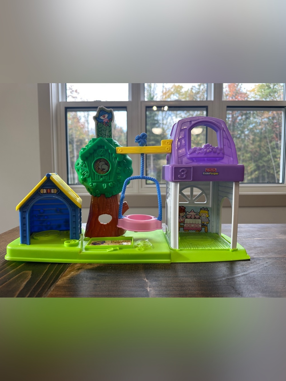 little people peek and discover backyard